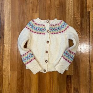 Vintage Hand Knit Baby Cardigan